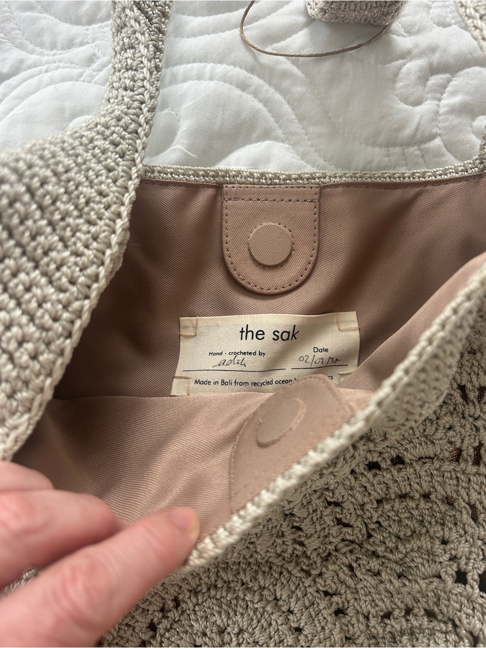 NWT The SAK crocheted hobo purse - Picture 3 of 6
